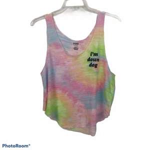 Maglione pullover pigiama ROSA VICTORIA’S SECRET taglia small multicolore senza maniche - Foto 1 di 7