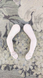 Antique porcelain dollhouse doll arms, lastic fixing, 2.5", for Kestner and S&H - Picture 1 of 6