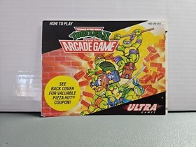 Teenage Mutant Ninja Turtles II Manual Only NES Nintendo No Back Page