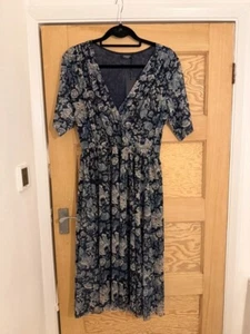 Soaked in Luxury blue floral tea dress, size xl, fit 16-18 - Picture 1 of 9