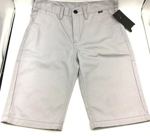 Hurley Boy’s Short Pants Denim Wolf Grey Youth Size 20 New - Picture 1 of 7