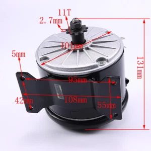 36v 350w Brush Electric Motor For Razor E300 MX350 MX400 Dirt Rocket ATV Quad - Picture 1 of 12