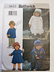 Jacket Dress pants Hat 1 2 3 4 Butterick 3632 Sewing Pattern UC Fleece Winter - Picture 1 of 7