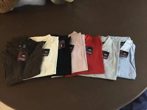 Mossino Cashmere Blend Knit Polo Shirt / Large / You Choose Color - Picture 1 of 14