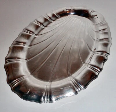 De colección Grande 1847 Rogers Bros. Servidor Bandeja Neptuno Ovalada 16" Plateada 9309 Foto 1 de 4