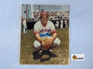 Johnny Bench Autographed Photo - Damaged Please Read - Picture 1 of 2