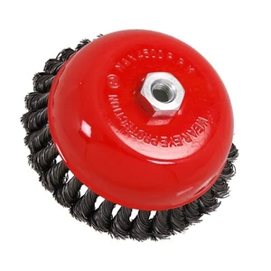 Cepillo de taza de alambre con nudo giratorio Neilsen 150 mm - 4500 rpm, para amoladoras angulares - Imagen 1 de 9