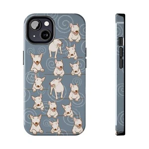 Bull Terrier iPhone Case All Models BT Bully Dog Original Design Colorful NEW - Picture 1 of 14