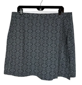 NEW Ripskirt Hawaii Black Print Wrap Skirt Size XL Pearl Batik Pockets Length 2 - Picture 1 of 10