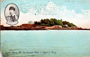 Eagle Island Summer Home of Robert Peary 1906 ME - Imagen 1 de 2