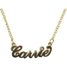 SEX AND THE CITY LOVE CARRIE NECKLACE NEW GOLD PLATED SATC movie props New