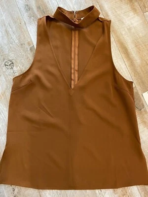 TOBI Marrón, Gargantilla/Túnica Top - Talla M-NUEVO CON ETIQUETAS Foto 1 de 3