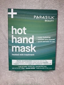 Parasilk Beauty Hot Hand Mask Heated Mitt Treatment 4 Time Use - Picture 1 of 4