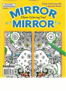 MIRROR  MIRROR, CLEVER COLORING FUN ! ENJOY COLORING WITH A SPECIL TWIST ! VOL.2 - Picture 1 of 1