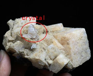 Beautiful Natural skeletal Elestial CLear Calcite Crystal Cluster Specimen  367g - Picture 1 of 8