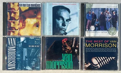 VAN MORRISON 6 CD LOT BEST OF 1&2 MOONDANCE POETIC CHAMPIONS IRISH HEARTBEAT +1 Foto 1 de 4