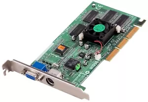 Graphic Card MSI MS-8808 NVIDIA RIVA TNT2 M64 32MB Sdram Vanta / Tnt2m64 64-BIT - Picture 1 of 2