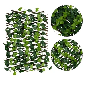 Neue Expanding Spalier Gartenschutzzaun Sichtschutz K??nstliche Efeubl?tt - Bild 1 von 19