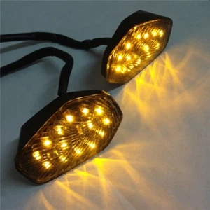 Clear LED Turn Signal lights for SUZUKI GSXR 600 750 1000 2001 2002 2003 2004 - Picture 1 of 6