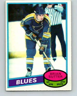 1980-81 O-Pee-Chee #244 Brian Sutter  St. Louis Blues V39553 - Image 1 of 2