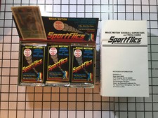 1986 SPORTFLICS BASEBALL BOX 36 NEW PACKS ROOKIE CARD JOSE CANSECO RC NOLAN RYAN