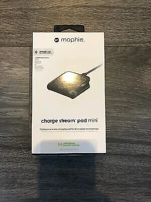 mophie Charge Stream Pad Mini Qi-enabled Charger for Apple iPhone Android - Image 1 of 2