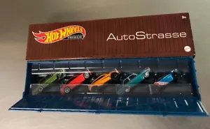 HOT WHEELS AUTO STRASSE SHIPPING CONTAINER BIN FACTORY SEALED BOX ( SET OF 5 ) - Picture 1 of 14