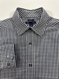 Camisa GAP sin planchar, pequeña para hombre, 14-14 1/2, ajuste original, guinga azul, G17IY11 - Imagen 1 de 5