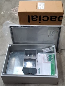 Schneider 400mm Metal Box NSYSBM304012 IP66 and Plate DIN Rail and Terminals New - Picture 1 of 9
