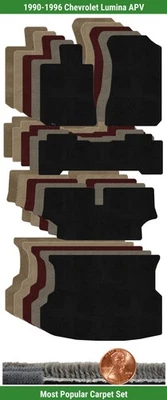 Juego de alfombrillas Ultimat personalizadas para Chevrolet Lumina APV 1990-1996 (5 piezas) #ENY Foto 1 de 4