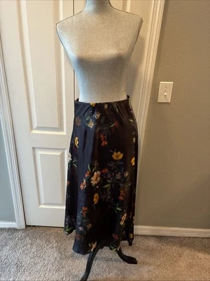 Falda de seda sesgada Johnny Was para dama talla XL Foto 1 de 4