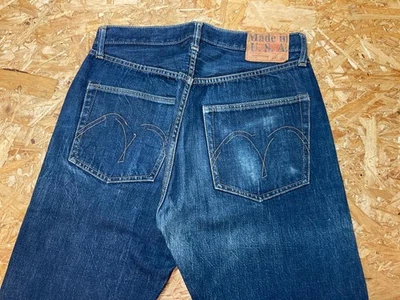 Jeans modelo Sugar Cane 1966 hechos en EE. UU. W30 L34 ribete denim vintage desvanecido Japón Foto 1 de 4