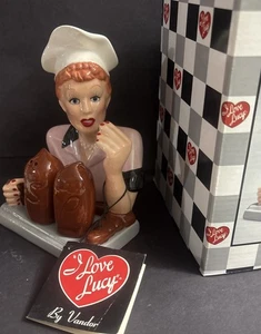 I Love Lucy Vintage Tv Show Job Switching The Chocolate Factory Ceramic Figurine - Picture 1 of 11
