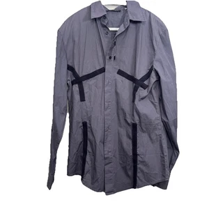 TED LAPIDUS PARIS MEN'S LINEN BLEND LONGSLEEVES SHIRT SIZE LARGE OR 41-42 BNWOT! - Picture 1 of 10