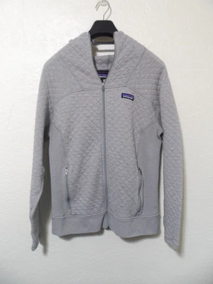 Patagonia Women's Gray Cotton Quilt Hoody Hoodie Medium - Image 1 of 4
