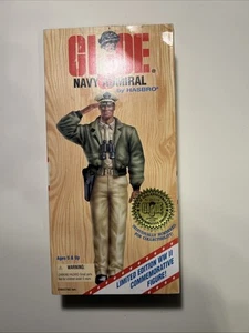 1996 Hasbro GI Joe Navy Admiral Limited Edition WWII Commemorative Box Damage - Picture 1 of 6