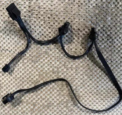 Corsair Molex Cable Type 4  6-Pin-3x Molex Modular Power Supply Cable - Image 1 of 4