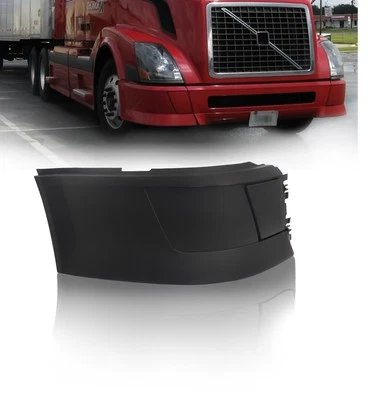 Volvo VNL 2004-2015 Passenger Side Extension Corner Bumper w/out Fog Light Hole - Imagem 1 de 4