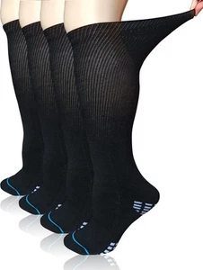 Extra Wide Socks For Bariatric Feet- Knee High Diabetic Socks For Men Women, ... - Picture 1 of 6