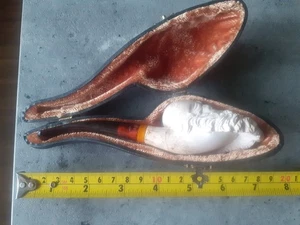 Meerschaumpfeife im Etui - Bild 1 von 11