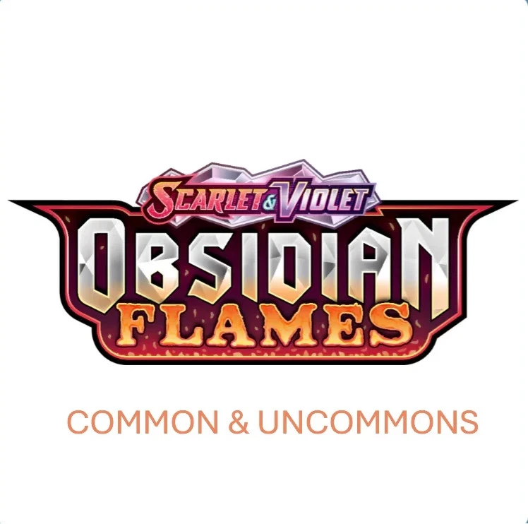 Obsidian Flames! All Uncommon and Commons NM! Bulk Discounts! Free Shipping! - Image 1 of 1