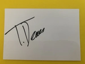 Tom Dean signierte weiße Karte mit Echtheitszertifikat - Olympiade / Schwimmer / Team GB - Bild 1 von 1