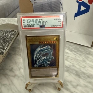 Blue-Eyes White Dragon LGB1-JPS02 PSA 10 Legendary Gold Box Japanese - Bild 1 von 9