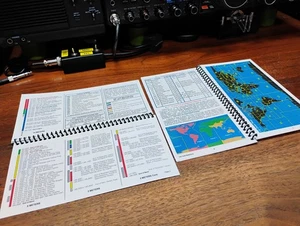 Nifty!! Quick Reference HF/VHF/UHF Bands Operating Guide Plus DX Field Reference - Picture 1 of 4