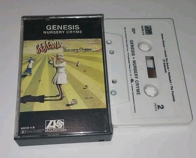 GENESIS ● NURSERY CRYME ● CASSETTE TAPE ● ATLANTIC LABEL  - Image 1 of 2