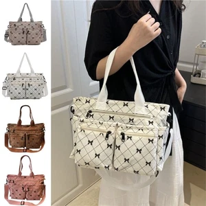 Women's Shoulder Bag Bow Print Tote Bag Women's Casual Bag Storage Bag✨ - Picture 1 of 16