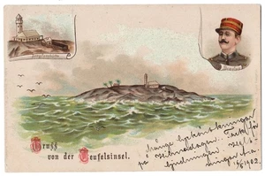 Caso Alfred Dreyfus 1902 - Isla del Diablo, Isla del Diablo - Relacionado con Judíos - Imagen 1 de 2