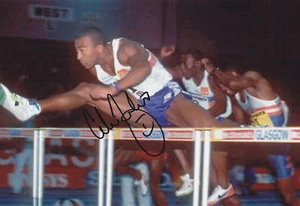 Colin Jackson Hand Signed Photo 12x8 Rare. - Picture 1 of 1