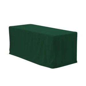 YCC Linens - Fitted Rectangular Polyester Tablecloths for weddings and parties - Picture 1 of 35