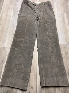 Vintage Wide Wale Brown Corduroy Pants Preppy Grunge Size 32x29 Straight Skater - Picture 1 of 15